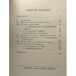 Où en est le problème de Jésus