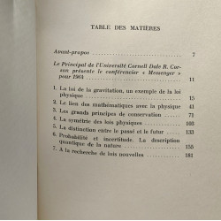 La nature des lois physiques coll Science Nouvelle