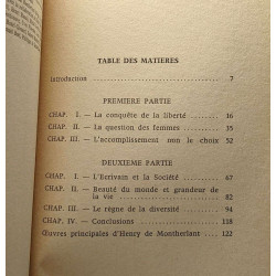 Henry de montherlant / classiques du XXe siècle