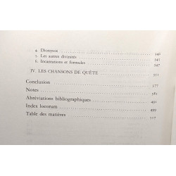 Chanson grecque dans l'antiquité