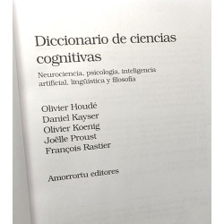 Diccionario de ciencias cognitivas