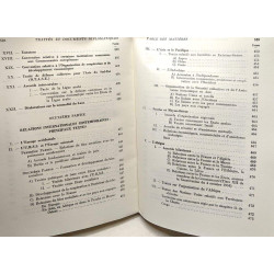 Traités et Documents diplomatiques