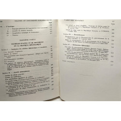 Traités et Documents diplomatiques