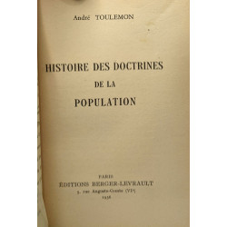 Histoire des doctrines de la population