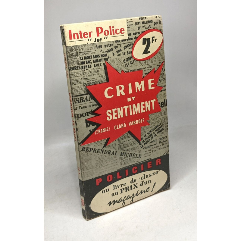 Crime et sentiment - Inter-Police "Jet"- n°104