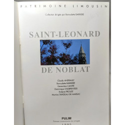 Saint-Léonard de noblat + Tulle --- 2 livres Patrimoine Limousin