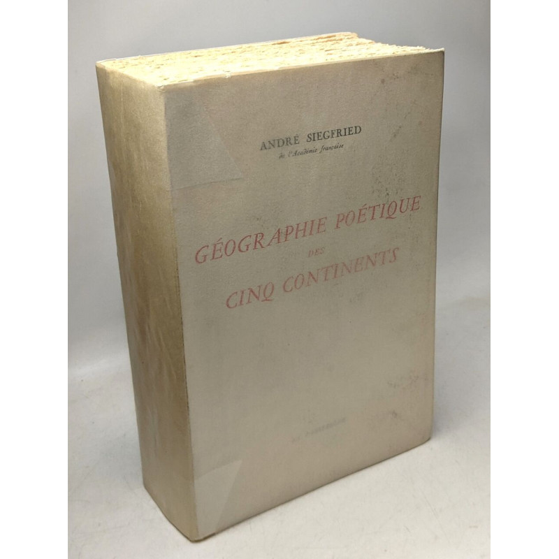 Géographie poétique des cinq continents