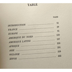 Géographie poétique des cinq continents