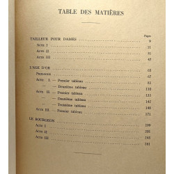 Théâtre complet : . IX. Tailleur pour dames. L'Age d'or. Le Bourgeon