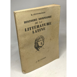 Histoire sommaire de la littérature latine