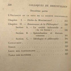 Colloques de Rheinfelden