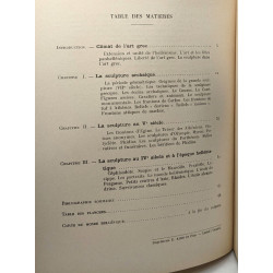 La sculpture grecque - collection de précis d'Histoire de l'Art