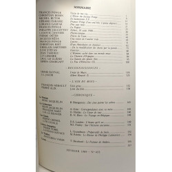 La Nouvelle Revue Française: Francis Ponge (1899-1988)