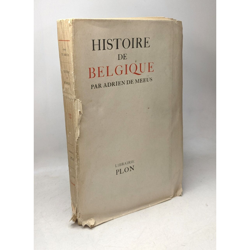 Histoire de belgique - édition original n°4 sur papier d'Alfa -...