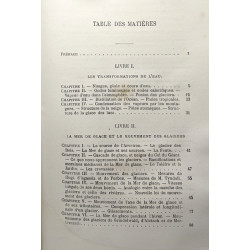 Les glaciers et les transformations de l'eau. suivis d'une...