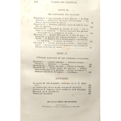 Les glaciers et les transformations de l'eau. suivis d'une...