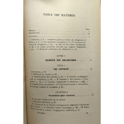 THEORIE GENERALE DES OBLIGATIONS - TRAVAUX DE LA FACULTE DE DROIT...