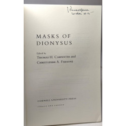 Masks of Dionysus (Myth and Poetics)