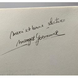 L'allée verte - avec hommage de l'auteur