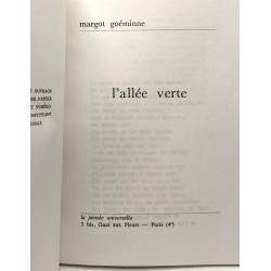 L'allée verte - avec hommage de l'auteur