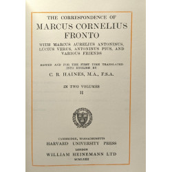 The Correspondence of Marcus Cornelius Fronto With Marcus Aurelius...