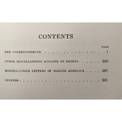 The Correspondence of Marcus Cornelius Fronto With Marcus Aurelius...