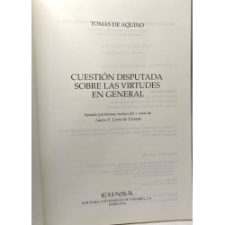 Cuestión disputada sobre las virtudes en general (Colección de...