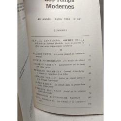 Les temps modernes 561 (avril 1993)