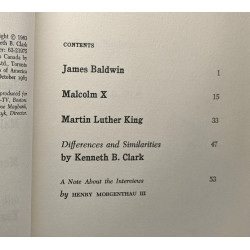 The Negro Protest: James Baldwin Malcolm X Martin Luther King talk...