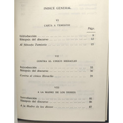Discursos: I-V + Discursos: VI-XIII + Contra los Galileos Cartas y...