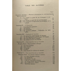 L'exercice de la volonté