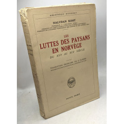 Les luttes des paysans en Norvège du XVIe au XIXe siècle