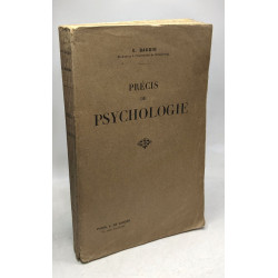 Précis de psychologie