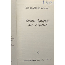 Chants lyriques des aztèques