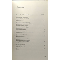 Economics and Politics of Socialism: Collected Essays