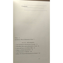 Hermeneutics Ancient and Modern