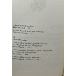 VERSTEHEN: Subjective Understanding in the Social Sciences