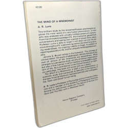 Mind of a Mnemonist a Little Book About a Vast Mem