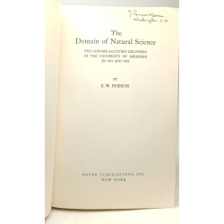 The Domain of Natural Science