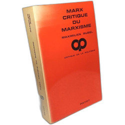Marx critique du marxisme : essais (Critiques Polit)
