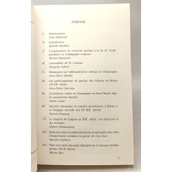 La champagne et ses administrations à travers le temps : actes du...