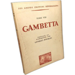 Gambetta --- les grands orateurs républicains VIII