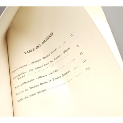 Francis Jammes et Thomas Braun - Correspondance