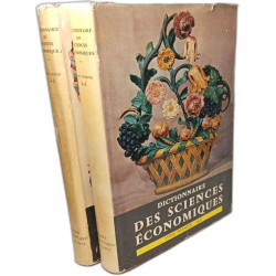 Dictionnaire des sciences économiques - TOME PREMIER (1956) + TOME...