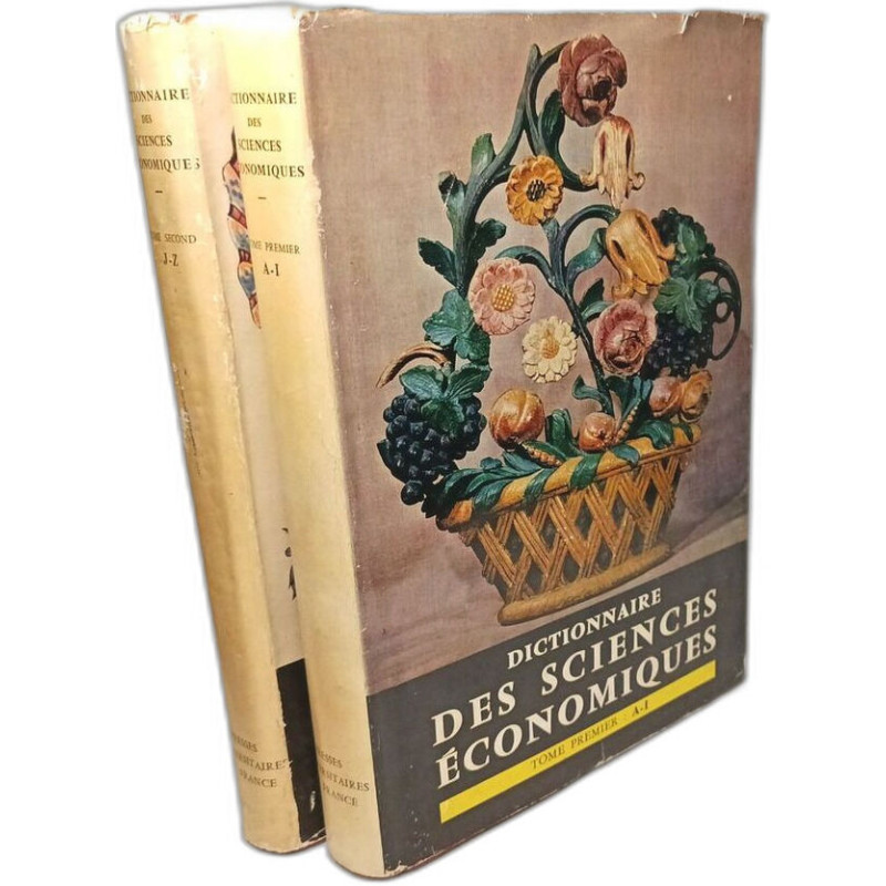 Dictionnaire des sciences économiques - TOME PREMIER (1956) + TOME...