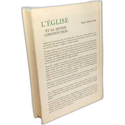 L'église et sa divine constitution