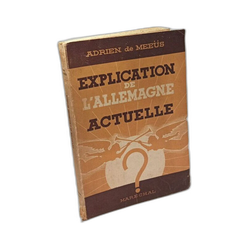 Explication de l'Allemagne actuelle