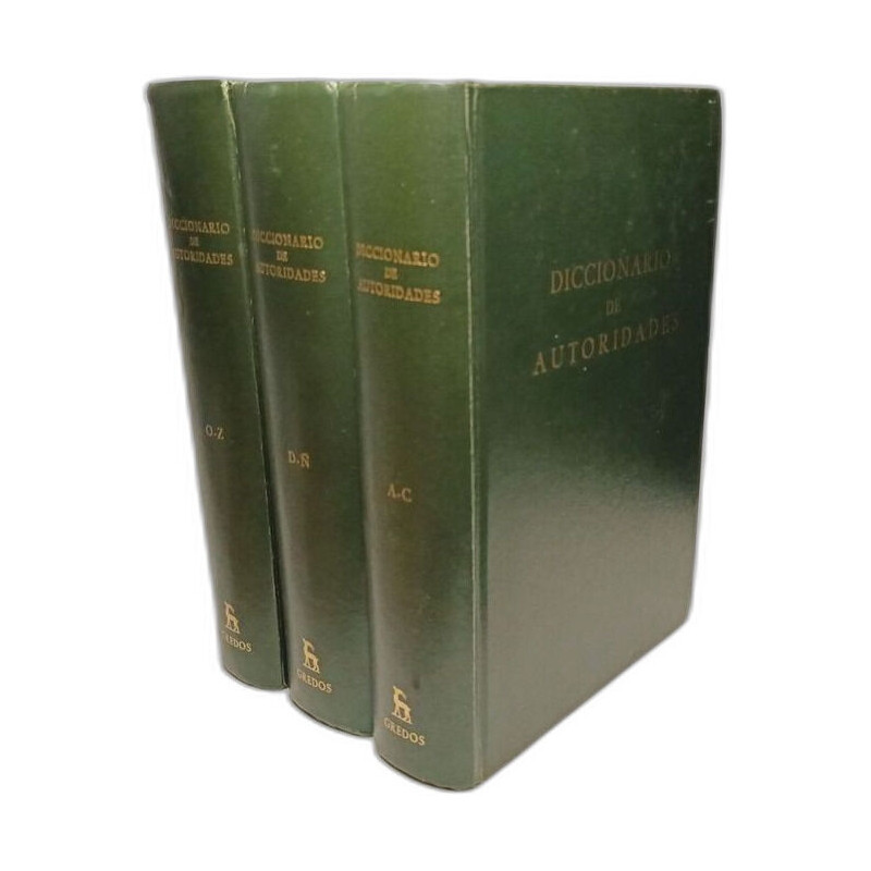 Diccionario autoridades (3 vols ) - edicion facsimil