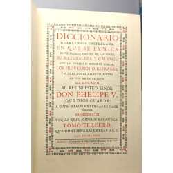 Diccionario autoridades (3 vols ) - edicion facsimil