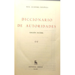 Diccionario autoridades (3 vols ) - edicion facsimil